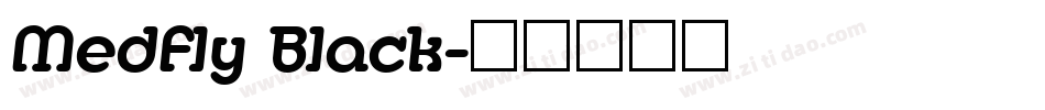 Medfly Black字体转换